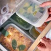 Mepal Ovenschaal / Lasagneschaal met deksel EasyClip Nordic Sage - Glas - 2.25 liter