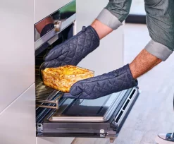 Mepal Ovenschaal / Lasagneschaal met deksel EasyClip Nordic Sage - Glas - 2.25 liter