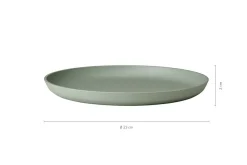 Mepal Serviesset Silueta Nordic Sage 8-delig / 2 personen - 2 borden, 2 diepe borden, 2 kommen en 2 bekers