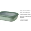 Mepal Vershoudbakjes Cirqula Nordic Black Rechthoekig 3-delig - 750 ml + 1.5 liter + 3 liter