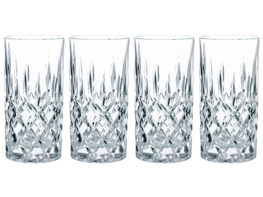 Nachtmann Longdrinkglazen Noblesse - 370 ml - 4 stuks