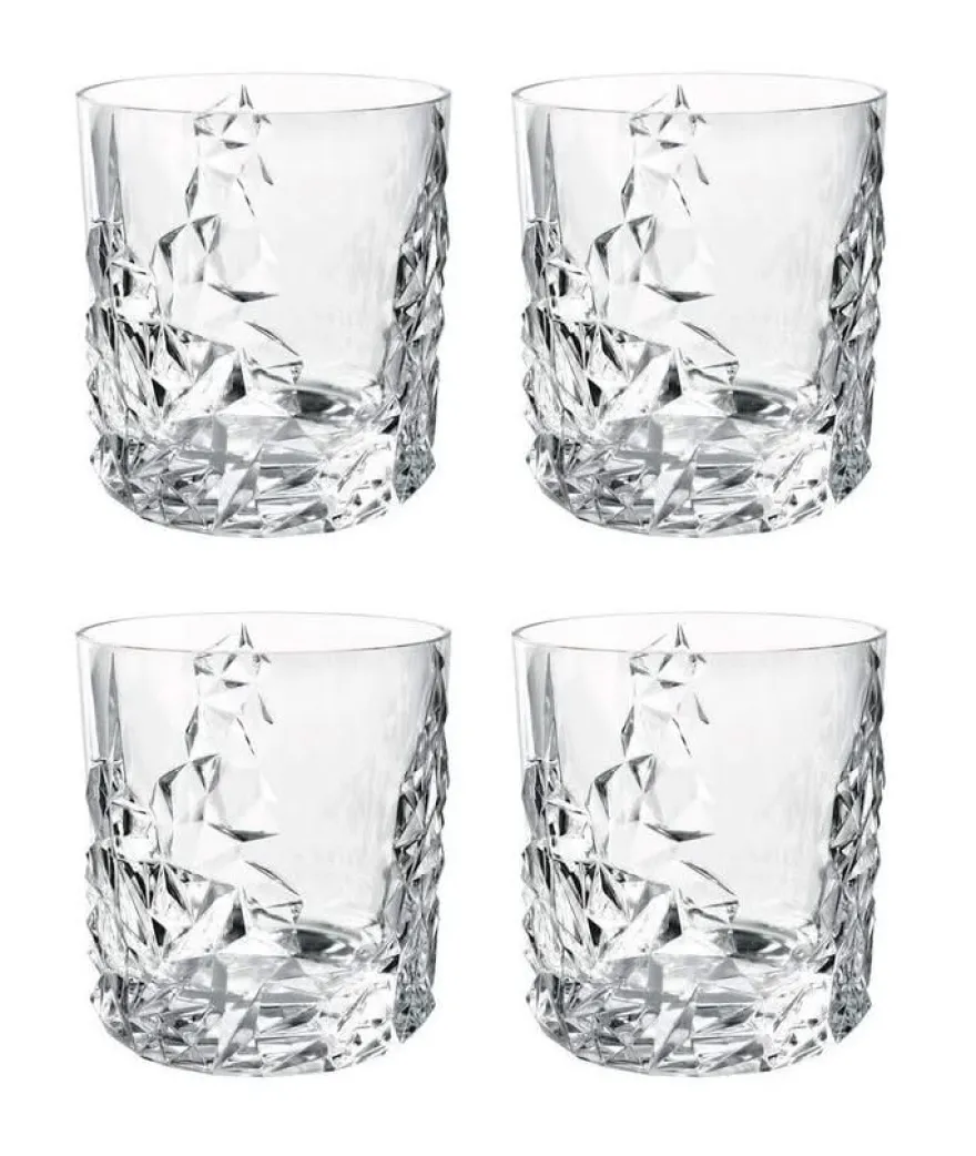 Nachtmann Whiskey Glazen Sculpture - 370 ml - 4 stuks