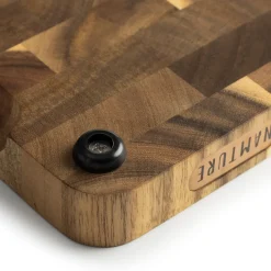 Namture Houten Snijplank Acacia Kopshout XL - 40 x 30 cm - Houten Snij- en Bereidingsplank