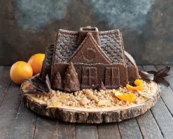 Nordic Ware Tulbandvorm Gingerbread House Bundt Zilver - Gietaluminium - 26 x 20 cm