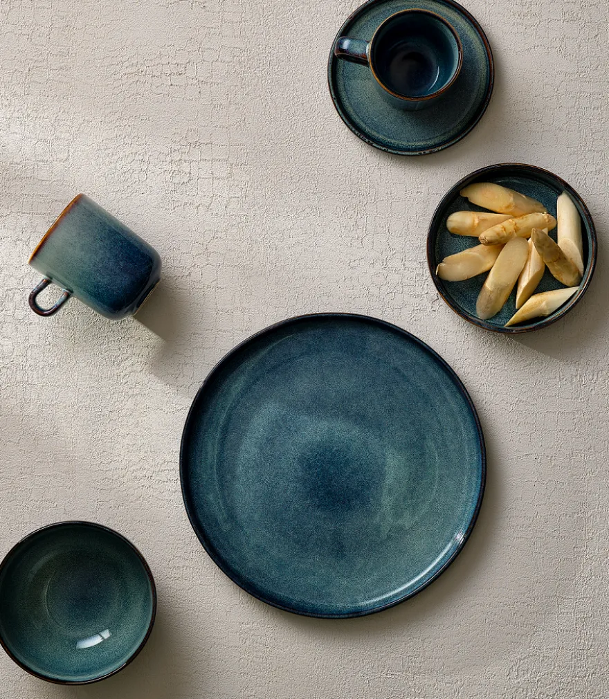 ONA Dinerborden Duna Blue ø 27 cm - 4 Stuks