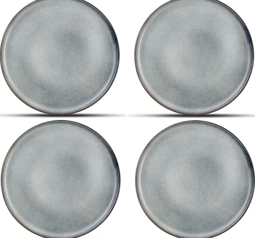 ONA Dinerborden Duna Blue ø 27 cm - 4 Stuks