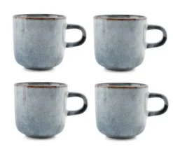 ONA Koffiekopjes Duna Blue 220 ml - 4 Stuks