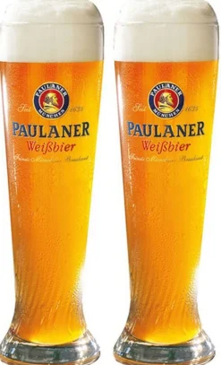 Paulaner Bierglazen Weizen - 500 ml - 2 stuks
