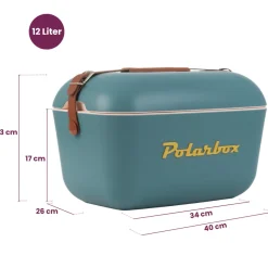 Polarbox Koelbox met Schouderband - Green Forest-Black - 12 Liter