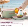 Polarbox Koelbox met Schouderband - Olive Green-Gold - 20 Liter