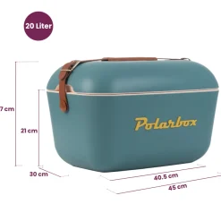 Polarbox Koelbox met Schouderband - Olive Green-Gold - 20 Liter