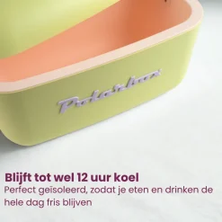 Polarbox Koelbox met Schouderband - Lime-Lilac - 12 Liter
