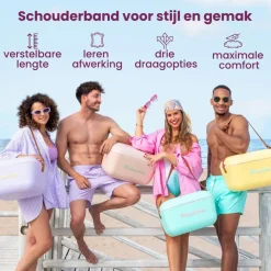 Polarbox Koelbox met Schouderband - Paars-Sorbet - 12 Liter