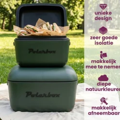 Polarbox Koelbox met Schouderband - Green Forest-Black - 20 Liter