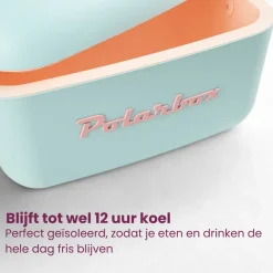 Polarbox Koelbox met Schouderband - Lichtblauw - 12 liter
