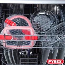 Pyrex Glazen Ovenschalen met deksel Cook & Heat 1 Liter - 3 Stuks