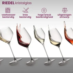 Riedel Champagneglazen - Flutes - Vinum - 160 ml - 2 stuks