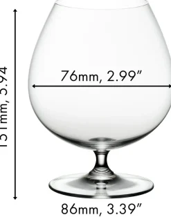 Riedel Cognac Glazen Vinum - 885 ml - 2 stuks