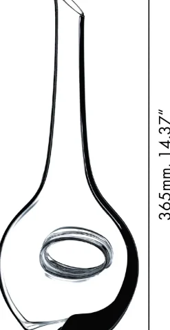 Riedel Decanteerkaraf Black Tie Occhio Nero - Handgemaakt - 750 ml