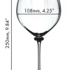 Riedel Rode Wijnglas Fatto A Mano Performance - Pinot Noir - Zwarte Voet - 830 ml