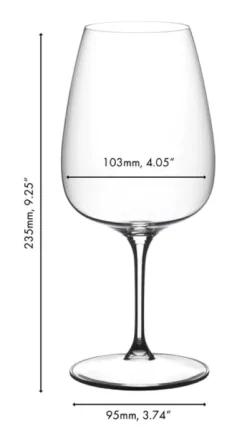 Riedel Rode Wijnglazen Grape@Riedel - Cabernet / Merlot / Cocktail - 830 ml - 2 Stuks