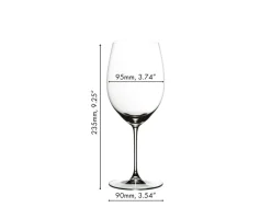 Riedel Wijnglazenset - Rode Wijnglazen - Veritas - Cabernet / Merlot - 709 ml - 4 Stuks