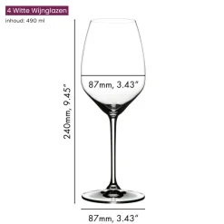 Riedel Witte Wijnglazen Extreme - Riesling - 490 ml - Pay 3 Get 4
