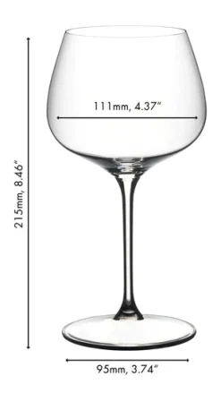 Riedel Witte Wijnglazen / Gin Tonic Glazen Grape@Riedel - Chardonnay / Gin Tonic - 650 ml - 2 Stuks