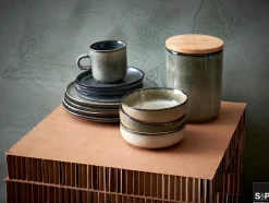Salt & Pepper Dinerborden Meridian Groen/Blauw ø 26 cm - 4 stuks