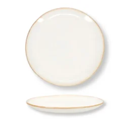 Salt & Pepper Ontbijtborden / Dessertborden Artisan Wit ø 20 cm - 4 Stuks