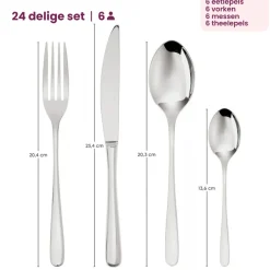 Sambonet Bestekset Taste - Vintage Koper - 24 delig / 6 personen