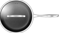 SCANPAN Hapjespan / Sauteerpan met deksel HaptIQ ø 28cm / 2.5 liter - geschikt voor alle warmtebronnen - standaard anti-aanbaklaag