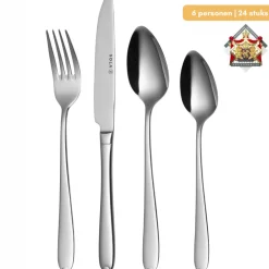 Sola Bestekset Fleurie - 18/10 RVS - 24 delig / 6 personen