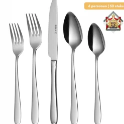 Sola Bestekset Fleurie - 18/10 RVS - 50 delig / 6 personen