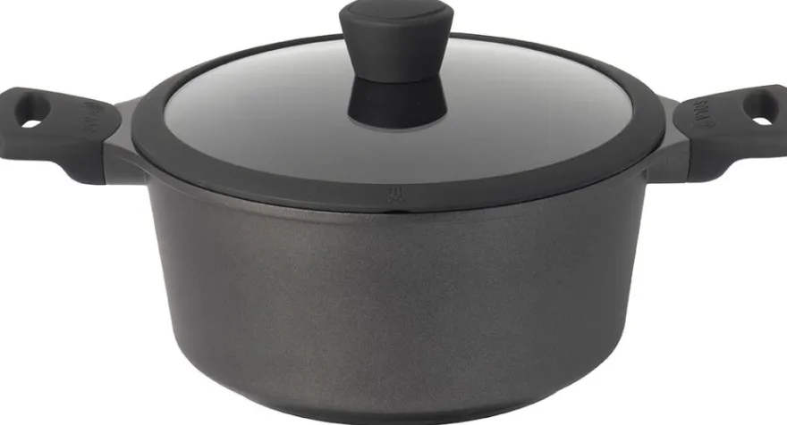Sola Braadpan met deksel Ceramic Deluxe ø 28 cm - keramische anti-aanbaklaag