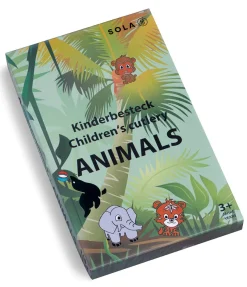 Sola Kinderbestek Jungle Dieren - 18/10 RVS - 4 delig