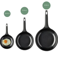 Sola Koekenpan Ceramic Deluxe ΓΈ 20 cm - Inductie geschikt - keramische anti-aanbaklaag