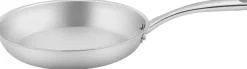 Sola Koekenpannenset Green Cooking+ Triply RVS 3-delig - ø 20, 24 & 28 cm - geschikt voor alle warmtebronnen - zonder anti-aanbaklaag