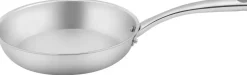 Sola Koekenpannenset Green Cooking+ Triply RVS 2-Delig - ø 24 en 28 cm - geschikt voor alle warmtebronnen - zonder anti-aanbaklaag