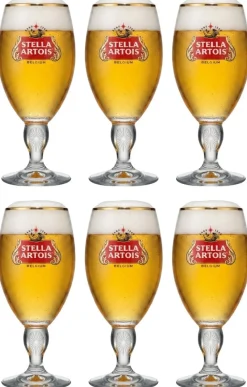 Stella Artois Bierglazen - Chalice - 330 ml - 6 stuks