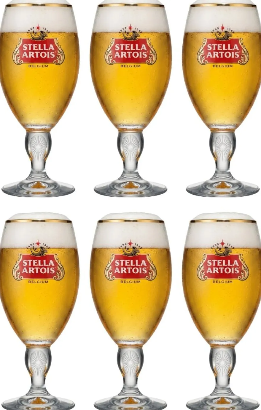 Stella Artois Bierglazen - Chalice - 250 ml - 6 stuks
