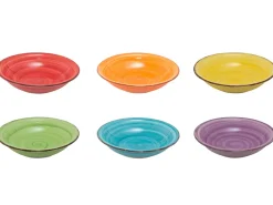 Studio Tavola Diepe Borden / Pastaborden Sunny Summer ø 21 cm - 6 stuks