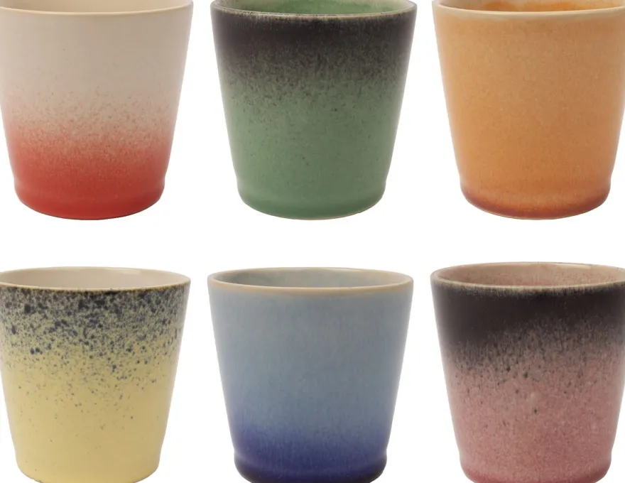 Studio Tavola Koffiekopjes / Senseo Kopjes - Fire - 200 ml - 6 stuks