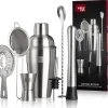 Vacu Vin Cocktail Set Plus - Zilver - 7 stuks