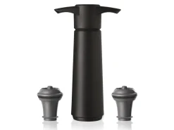Vacu Vin Wijnpomp met 2 wijnstoppers - Wine Saver - Zwart