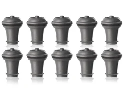 Vacu Vin Wijnstopper Vacuum Wine Stopper - Grijs - 10 stuks
