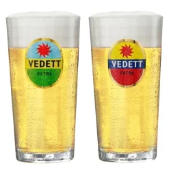 Vedett Bierglazen Extra - 330 ml - 6 stuks