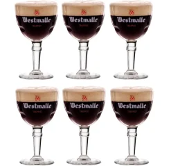 Westmalle Bierglazen Trappist - 330 ml - 6 stuks