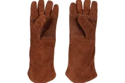 White Fire BBQ Schort & Handschoenen Leer - Bruin - 3-delig