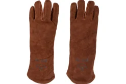 White Fire BBQ Schort & Handschoenen Leer - Bruin - 3-delig